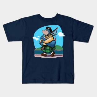 The Mole Of Kintyre Visits Davaar Island Kids T-Shirt